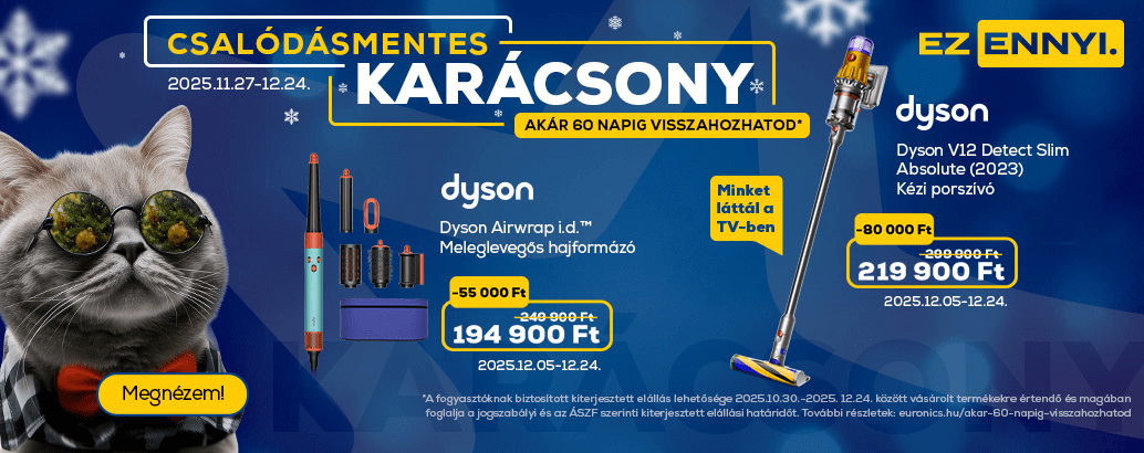 Csalódásmentes Karácsony az Euronicsban! Ez ennyi.