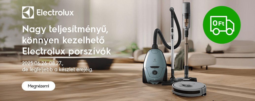 Nagy teljesítményű, könnyen kezelhető Electrolux porszívók