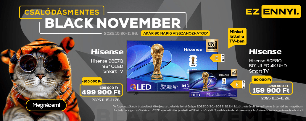 Black November az Euronics-nál!