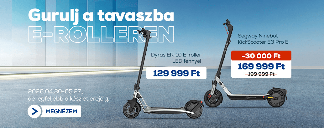 Gurulj a tavaszba E-rolleren