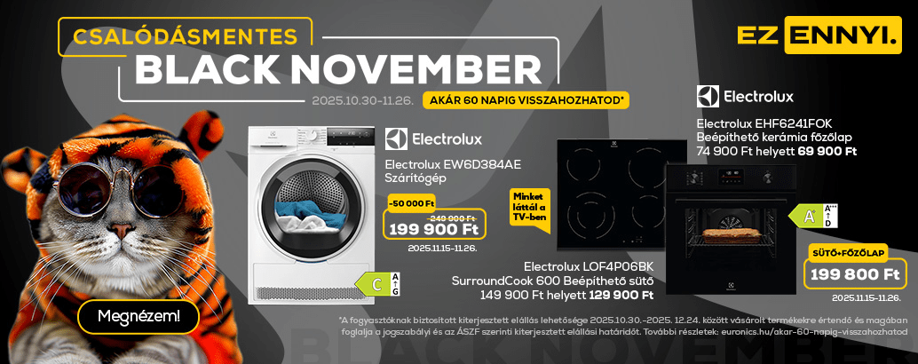 Black November az Euronics-nál!