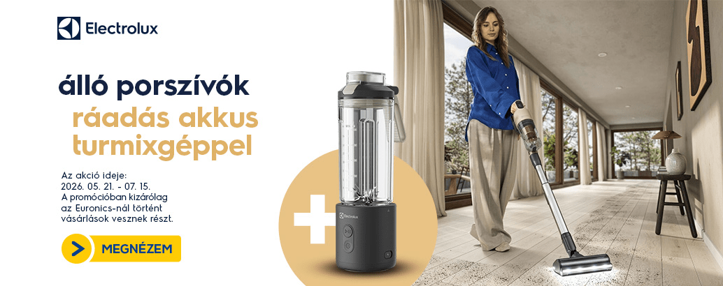 Electrolux Álló porszívók ráadás akkus turmixgéppel. Ez ennyi!