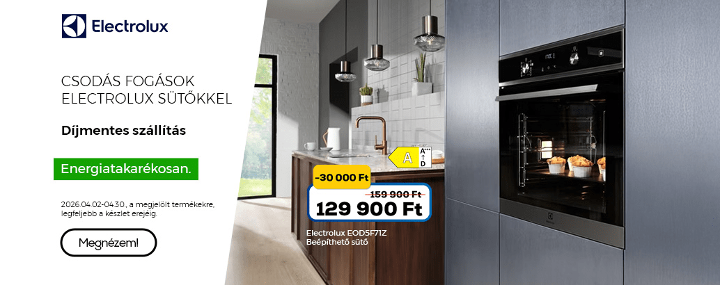 Csodás fogások Electrolux sütőkkel