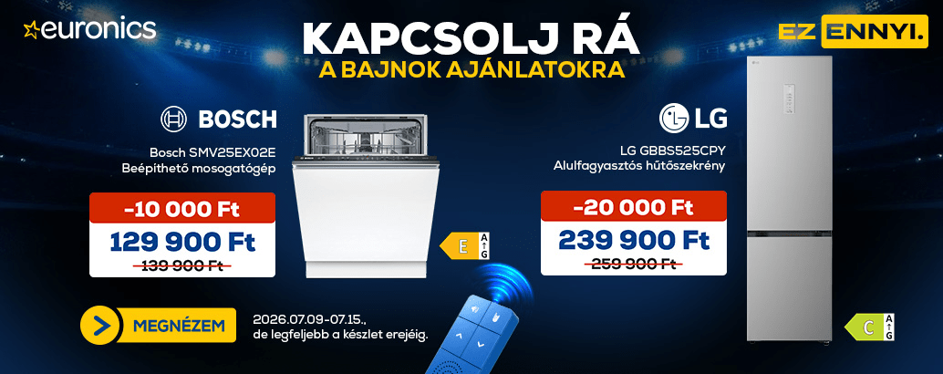 Kapcsolj rá a bajnok ajánlatokra. Ez ennyi.