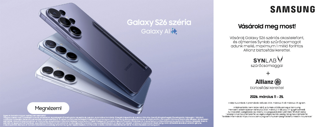 Megérkezett a Samsung Galaxy S26 széria