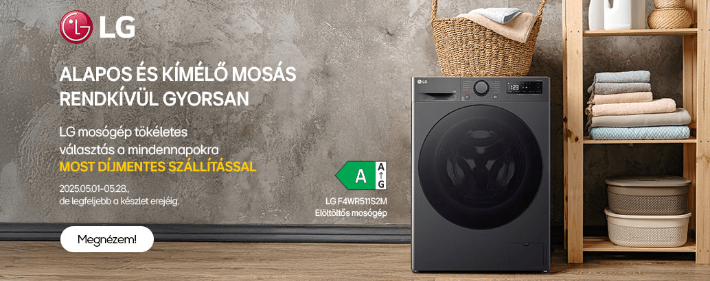 Alapos és kímélő mosás rendkívül gyorsan
