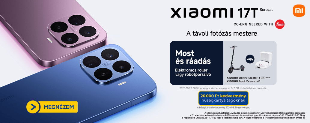 Xiaomi 17T sorozat a távoli fotózás mestere megérkezett!