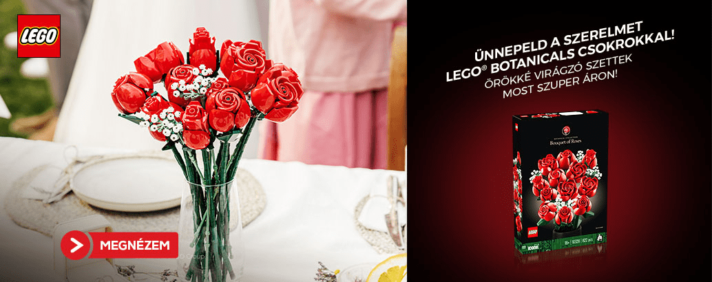 Ünnepeled a szerelmet LEGO® botanicals csokrokkal!