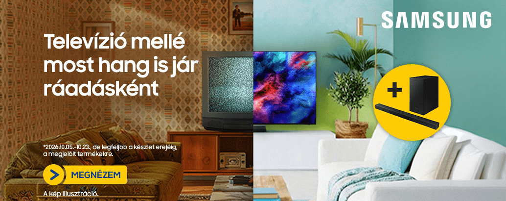 Televízió mellé most hang is jár ráadásként