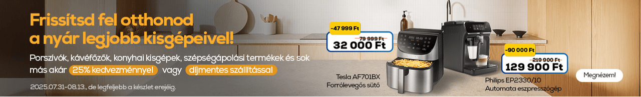 Frissítsd fel otthonod a nyár legjobb kisgépeivel!
