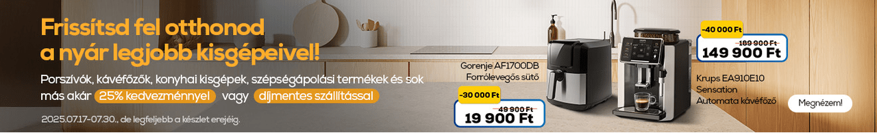 Frissítsd fel otthonod a nyár legjobb kisgépeivel!