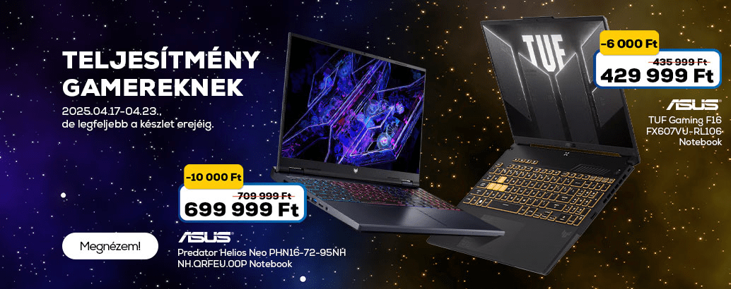 Gamer notebook ajánlatok