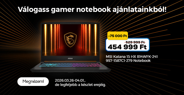 Gamer notebook ajánlatok