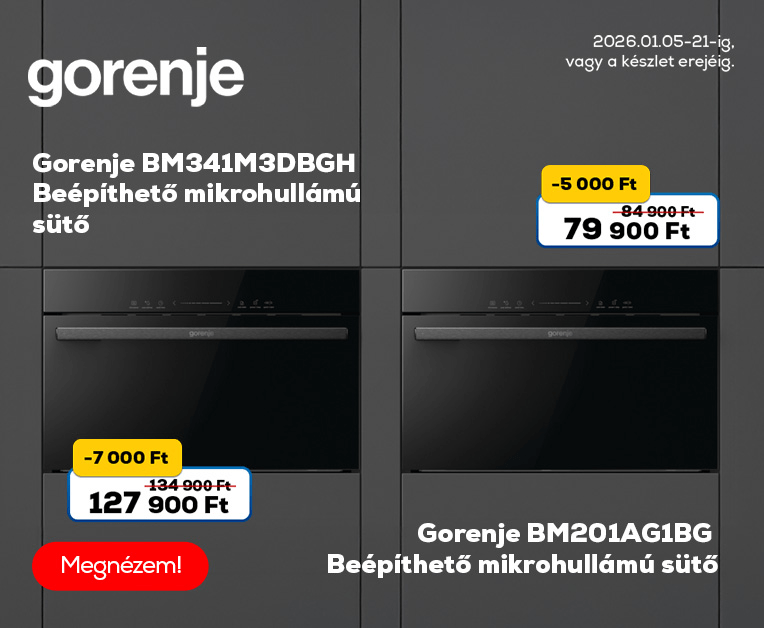 Gorenje BM341M3DBGH Beépíthető mikrohullámú sütő