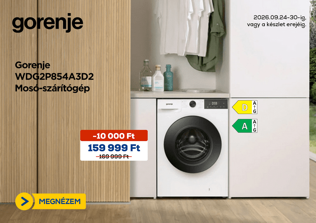 Gorenje WDG2P854A3D2 Mosó-szárítógép