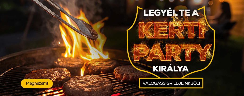 Legyél te a kerti partyk királya – válogass grilljeinkből!