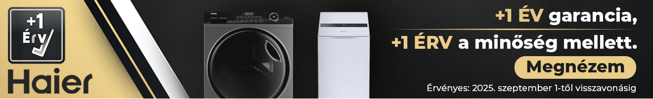 Haier +1 év garancia