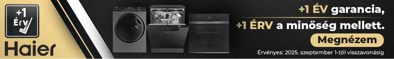 Haier +1 év garancia