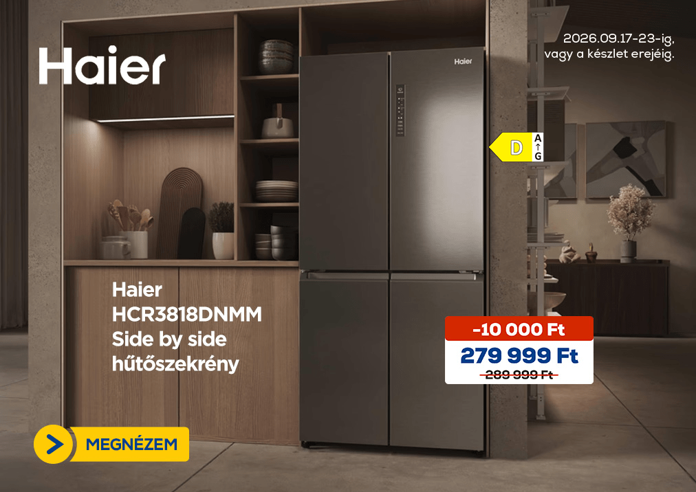 Haier HCR3818DNMM Side by side hűtőszekrény