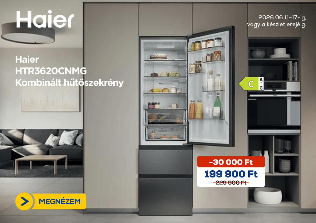 Haier HTR3620CNMG Kombinált hűtőszekrény