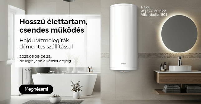 Hosszú élettartam, csendes működés