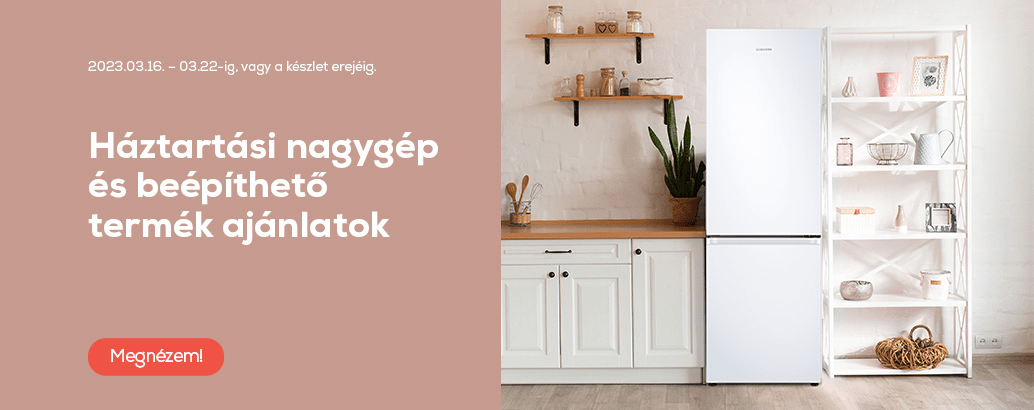 Háztartási nagygép és beépíthető termék ajánlatok