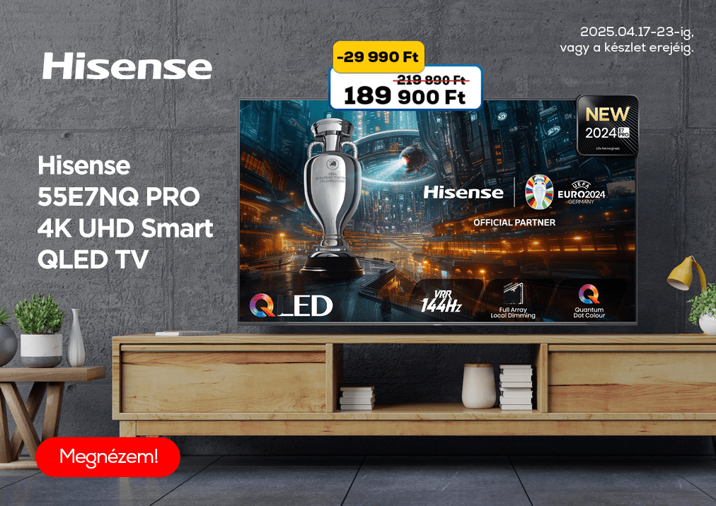 Hisense 55E7NQ PRO 4K UHD Smart QLED TV