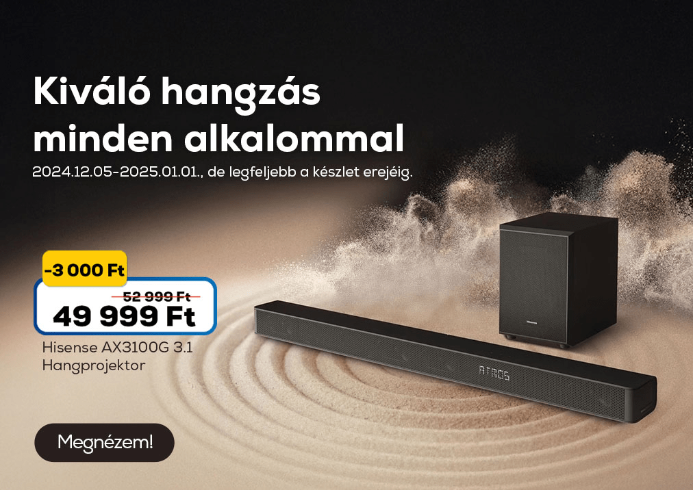 Hisense Audio ajánlatok