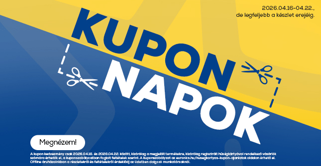 Kuponkedvezmény hűségkártya tagoknak