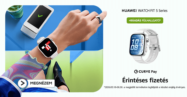 Huawei Watch Fit 5 és 5 Pro ráadás fülhallgatóval