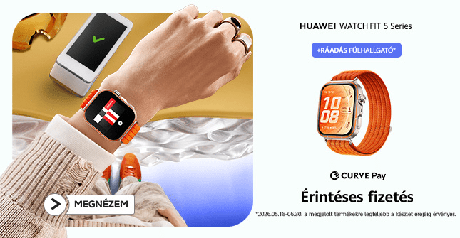 Huawei Watch Fit 5 és 5 Pro ráadás fülhallgatóval