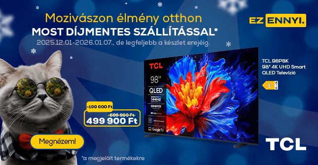 TCL Mozivászon élmény otthon