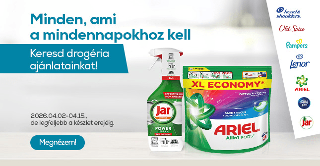 Keresd drogéria ajánlatainkat