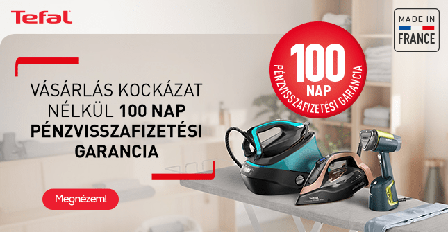Vásárlás kockázat nélkül 100 nap pénzvisszafizetési garancia