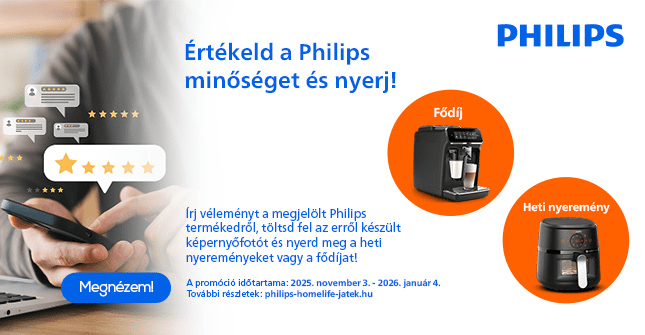 Philips: Értékeld a terméket és nyerj!