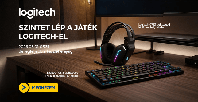Szintet lép a játék Logitech-el