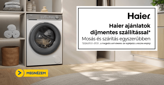 Haier ajánlatok díjmentes szállítással*
