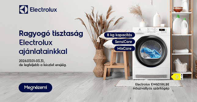 Ragyogó tisztaság Electrolux ajánlatainkkal. Ez ennyi!