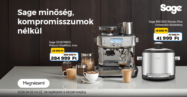 Sage minőség, kompromisszumok nélkül