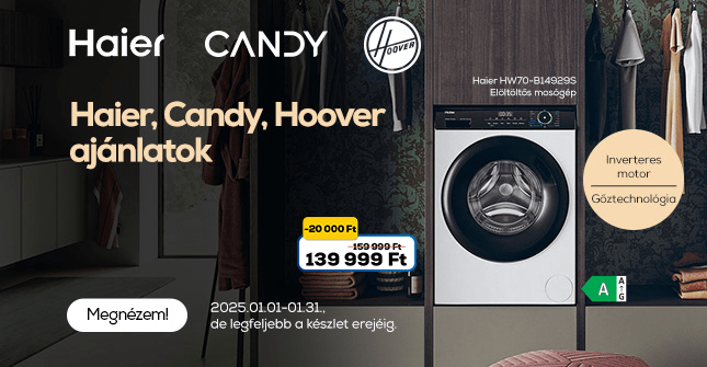 Haier, Candy, Hoover ajánlatok