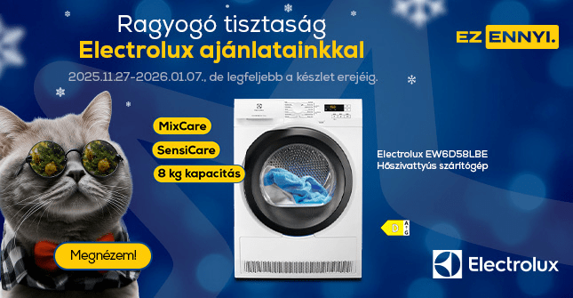 Ragyogó tisztaság Electrolux ajánlatainkkal