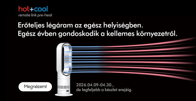 Erőteljes légáram az egész helyiségben. Ez ennyi!