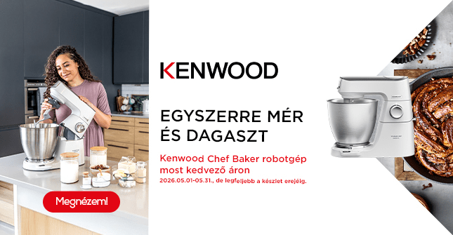Kenwood egyszerre mér és dagaszt