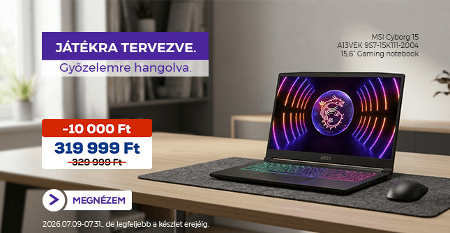 Játékra tervezve. Győzelemre hangolva.
