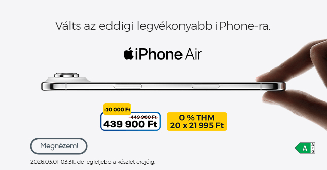 Válts az eddigi legvékonyabb iPhone-ra!