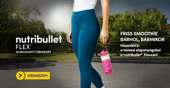 Friss smoothie bárhol, bármikor.