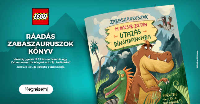 LEGO® ráadás Zabaszauruszok könyvvel