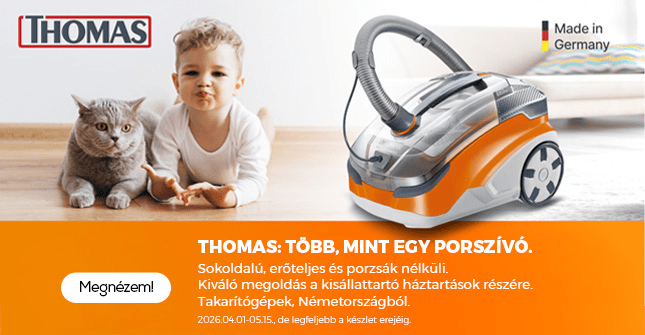 Frissítően tiszta otthon a Thomas prémium készülékeivel