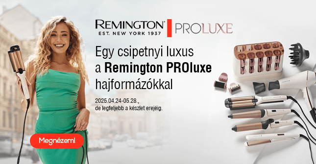 Egy csipetnyi luxus a Remington PROluxe hajformázókkal