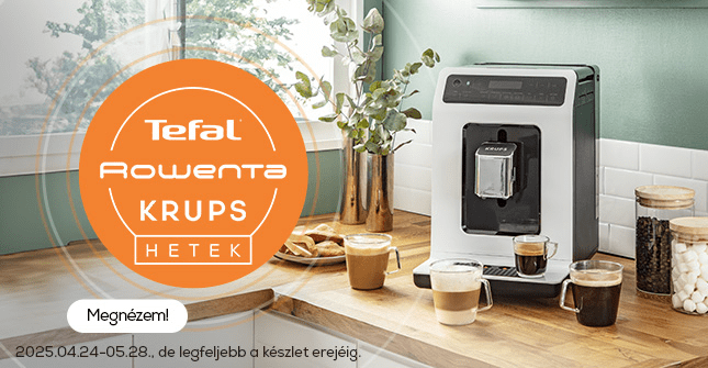 Tefal, Krups és Rowenta hetek az Euronics-nál!